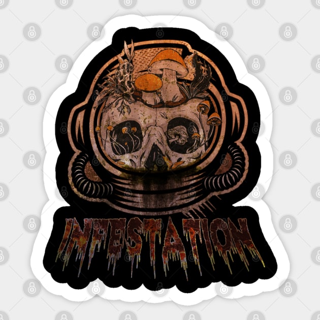 the infestation Sticker by Pontus Design 